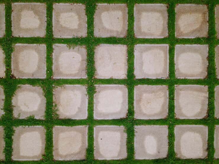 سرامیک کف حیاط طرح چمن باز آفرینی حس طبیعت